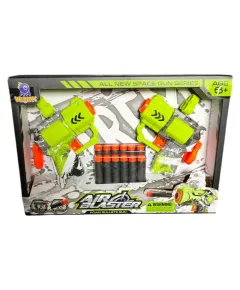 Играчка на едро, пистолет с дунапренени сачми, +6г