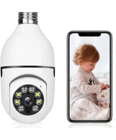 ПРОДАВАНЕ НА ЕДРО 355° панорамна камера за наблюдение, тип крушка, Full HD