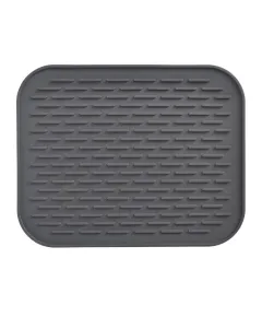 Covoras din Silicon pentru Scurgere Vase, Uz Casnic, Rezistent la Temperaturi Ridicate, Izolator, 30x24 cm, Negru Engros
