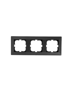 Rama pentru priza tripla ODAK EXEN, negru / 210-140000-103 Engros