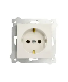Priza simpla incastrata, 16A, 250V, SCHUKO EXEN alb / 290-000103-237 Engros
