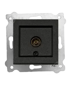 Priza TV incastrata, EXEN negru / 290-001403-257 Engros