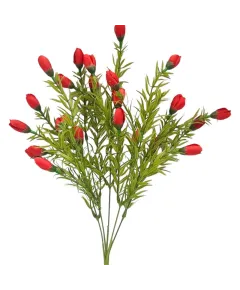 Buchet floare artificiala Trandafirasi cu 5 fire 40 cm lungime